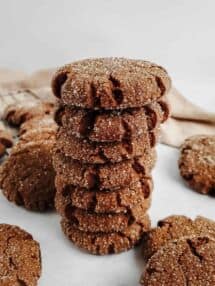 Ginger Molasses Cookie Stack