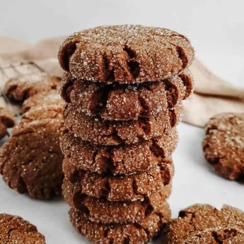 Ginger Molasses Cookie Stack