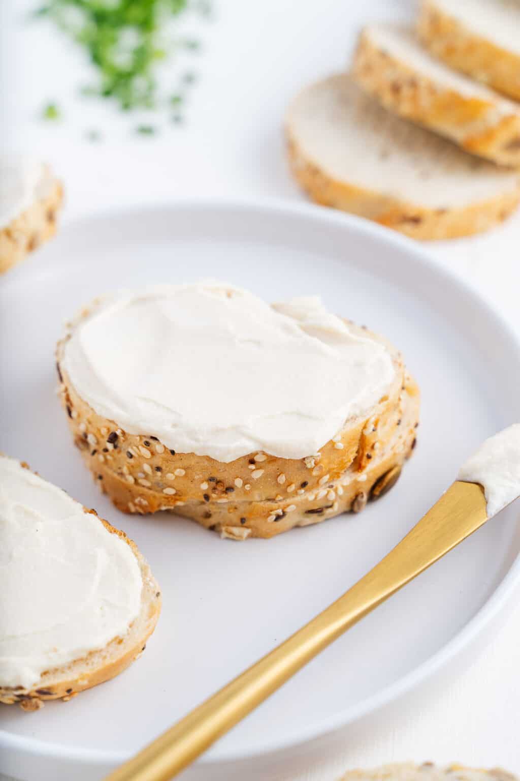 Easy Vegan Cream Cheese (Without Nuts)