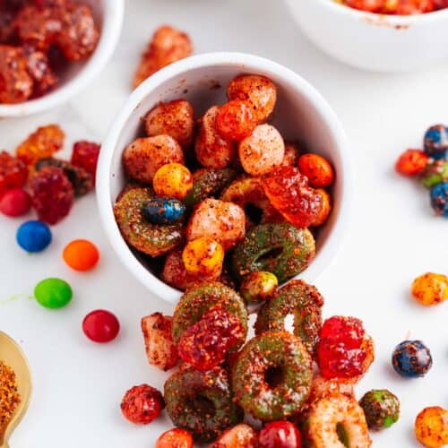 Chamoy Candy Spilling From a Bowl