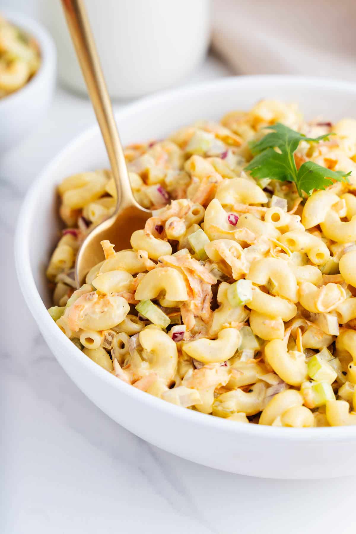 Vegan macaroni salad.