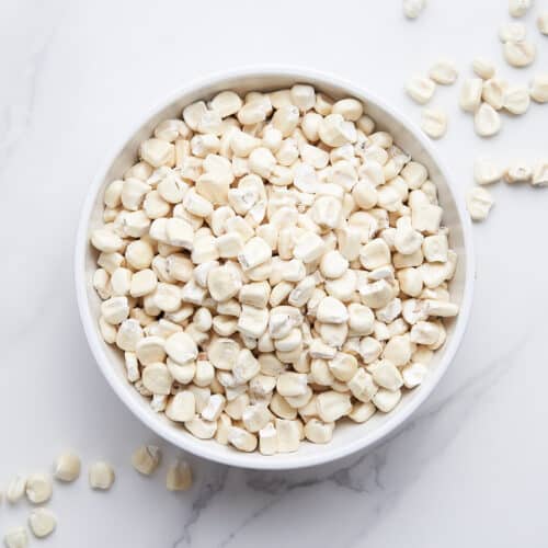Hominy in a Bowl