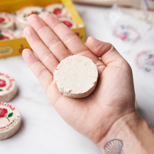 Hand Holding a Mazapán Candy
