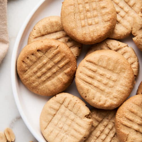 2- ingredient peanut butter cookies.