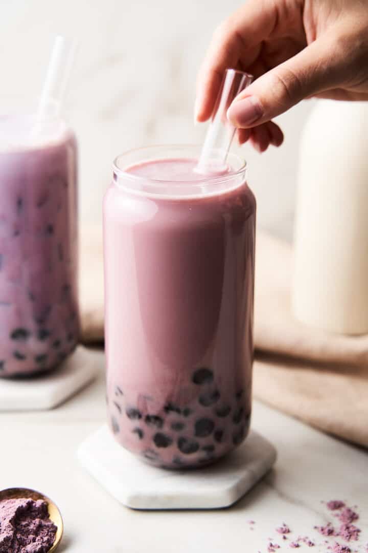 Best Taro Milk Tea (With Boba)