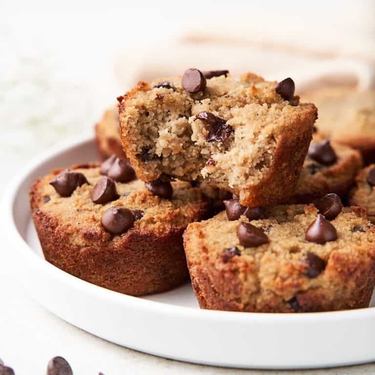 Simple Banana Almond Flour Muffins