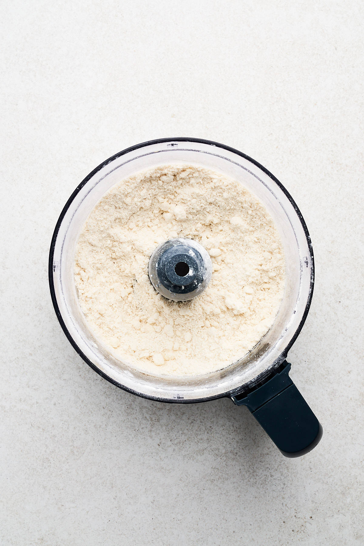 Pulsed flour and fats in a food processor.