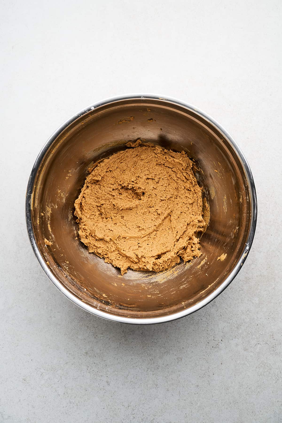 Pumpkin cookie dough batter.