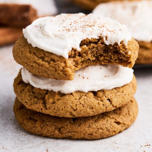 Vegan pumpkin cookies.