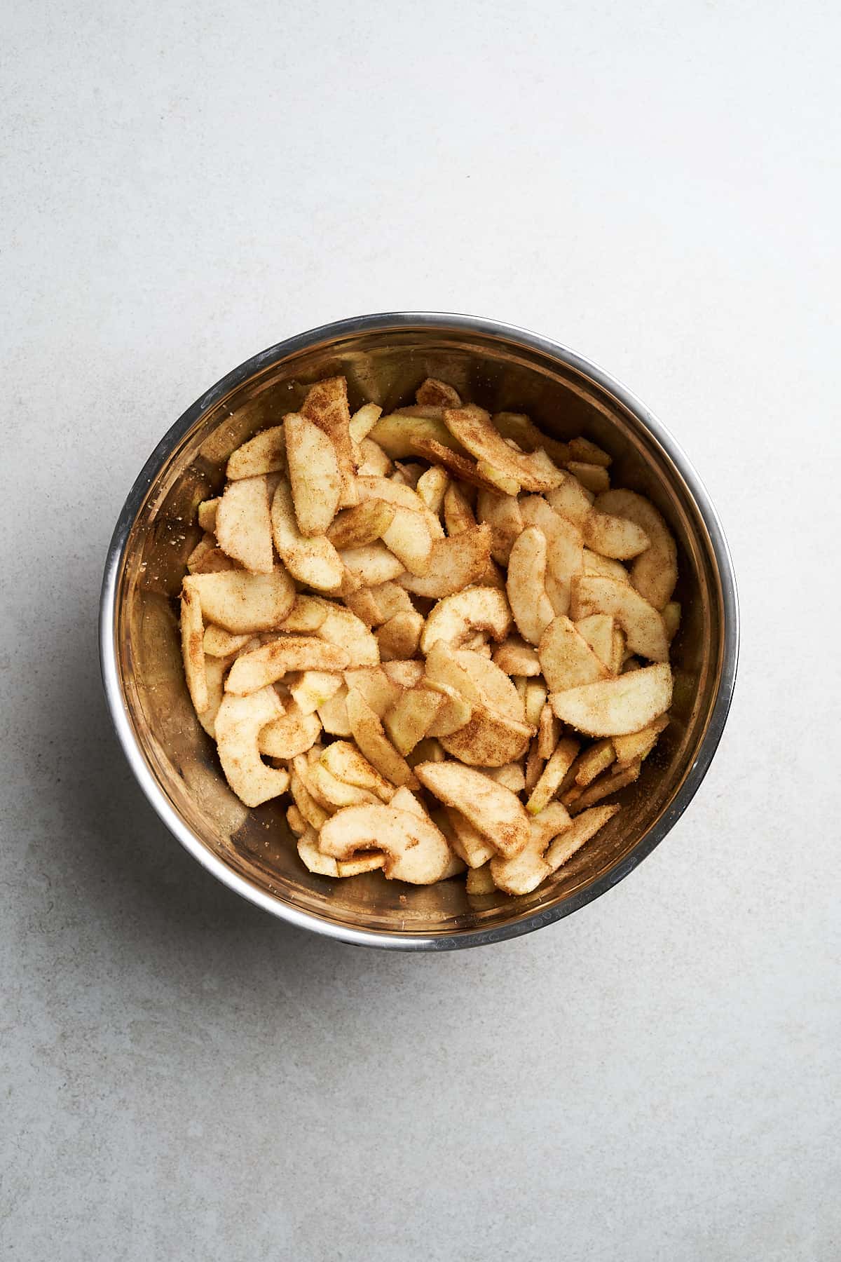 Apples, spices, and sugar.