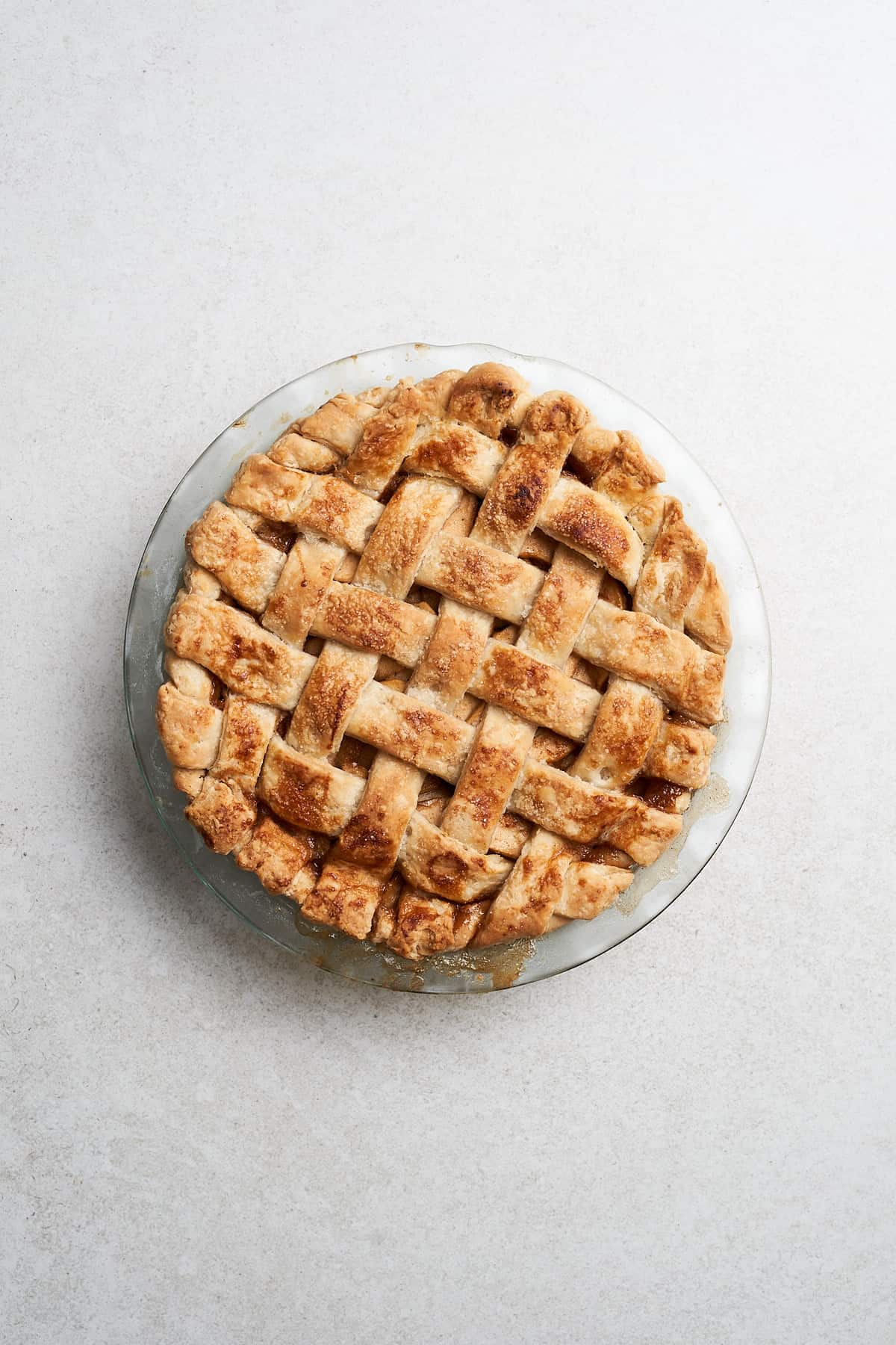 Vegan apple pie.