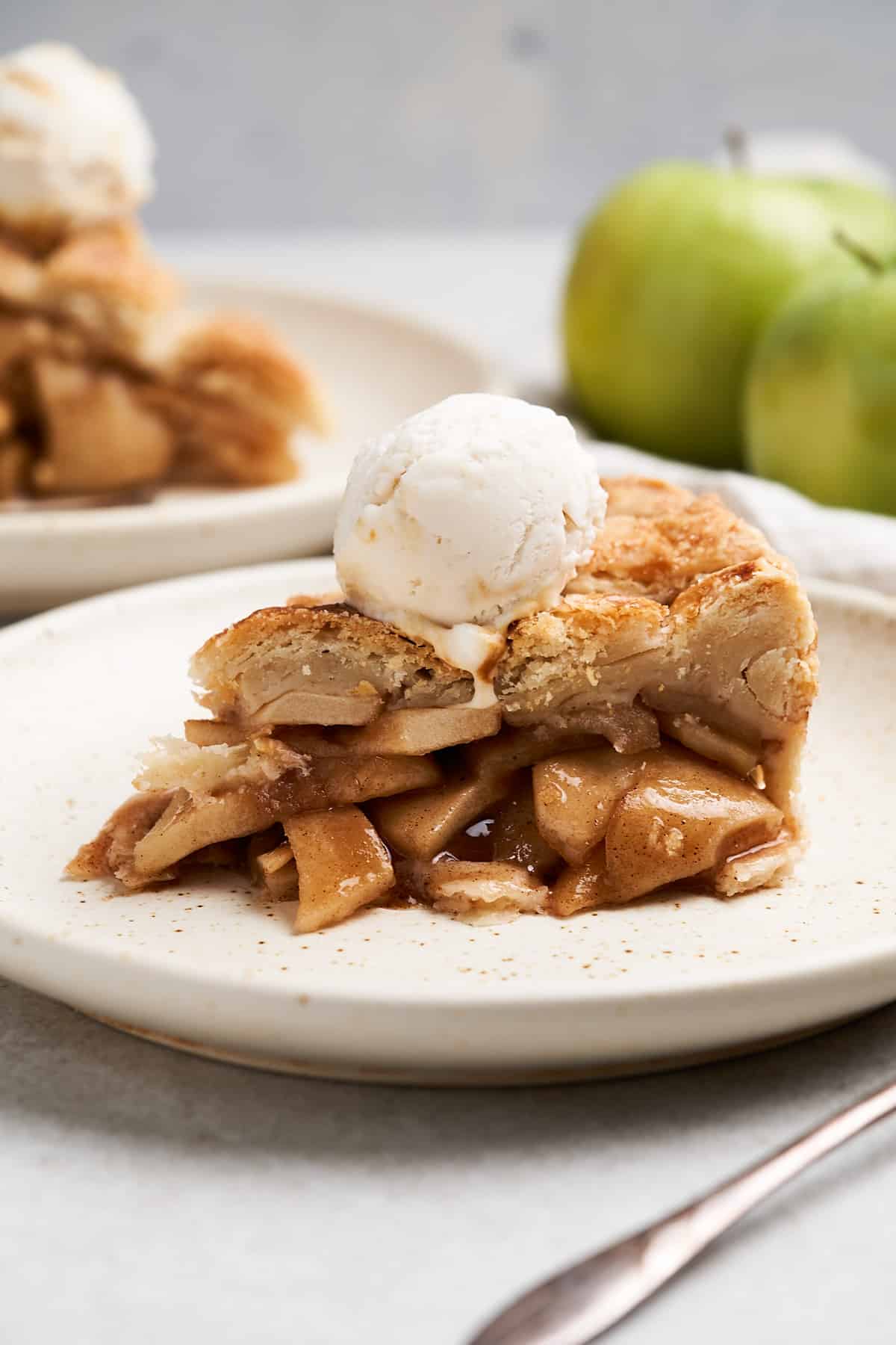 Vegan apple pie.