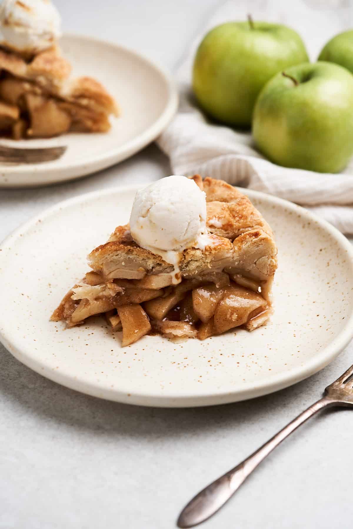Vegan apple pie.