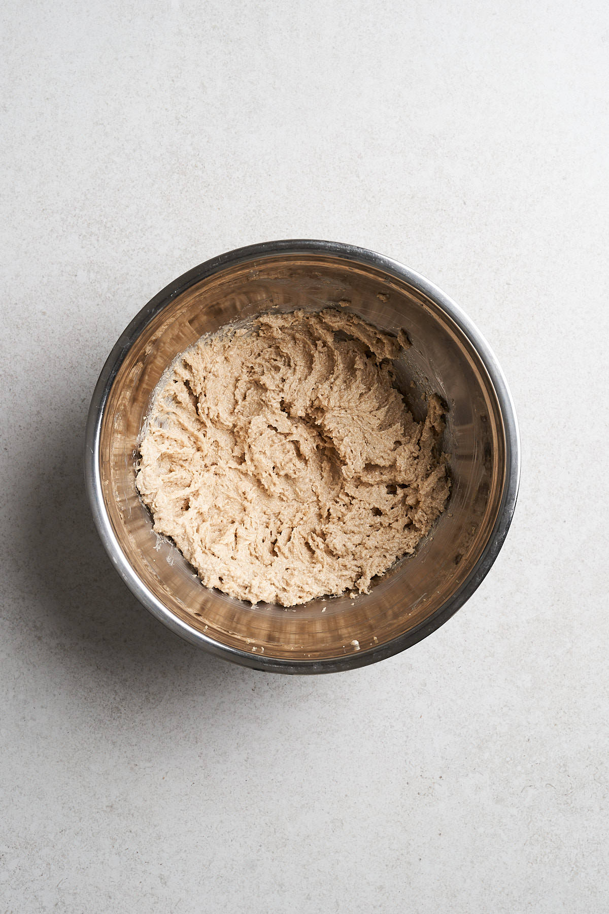 Beaten vegan butter and sugar.