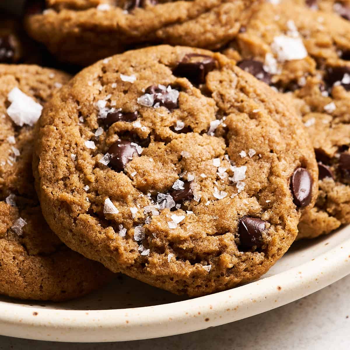 Vegan chocolate chip pumpkin cookies.