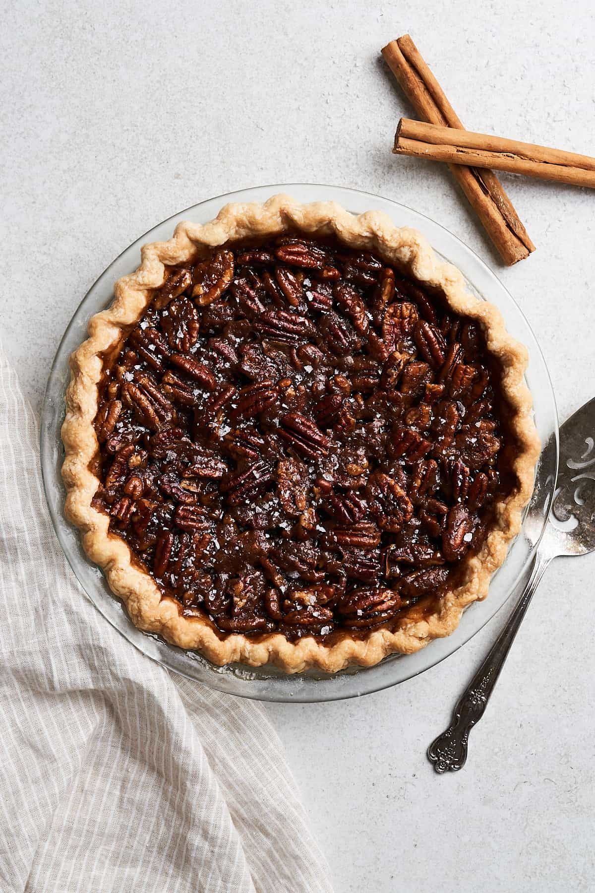 Vegan pecan pie.