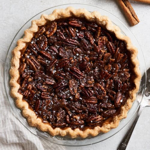 Vegan pecan pie.