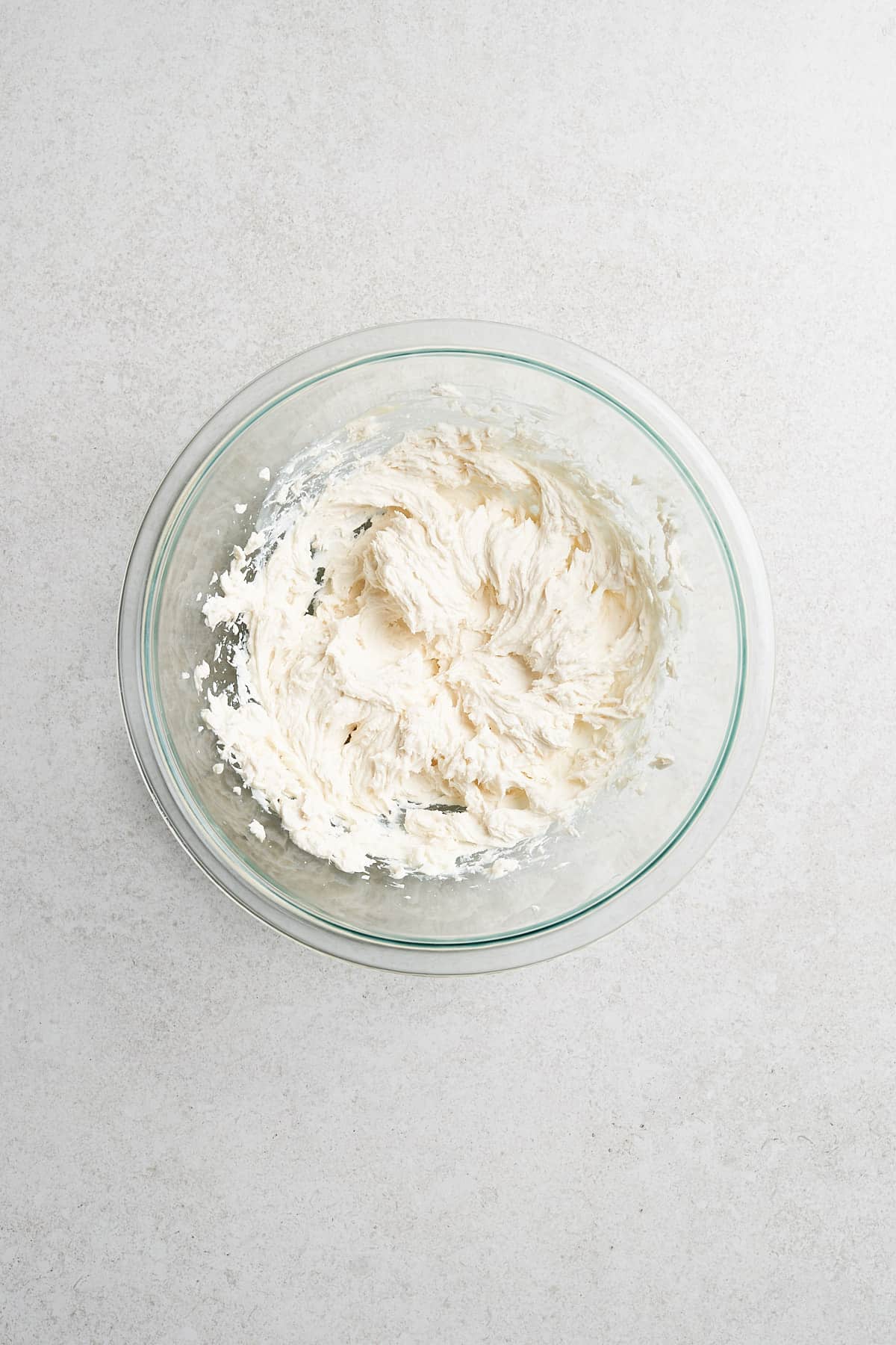 Beaten vegan butter and cream cheese.