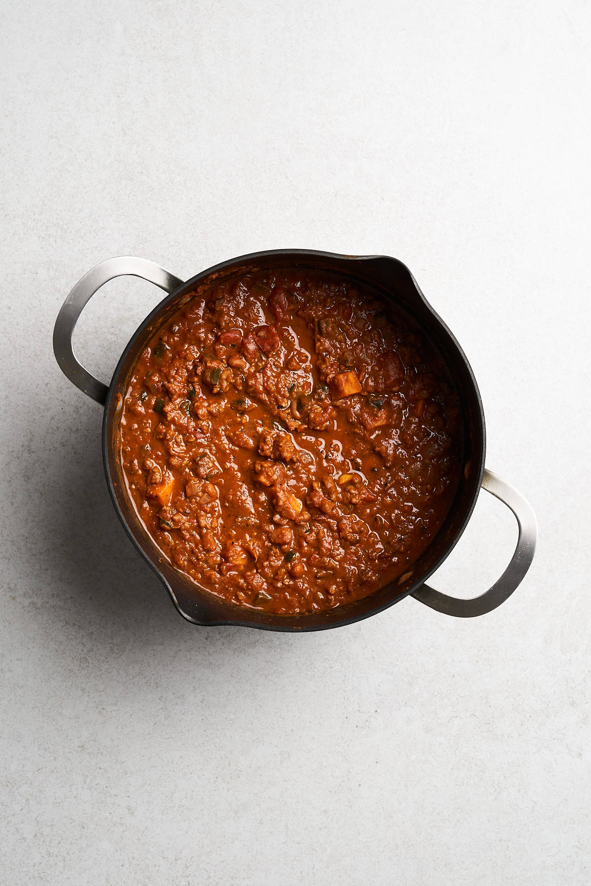 Vegan pumpkin chili.
