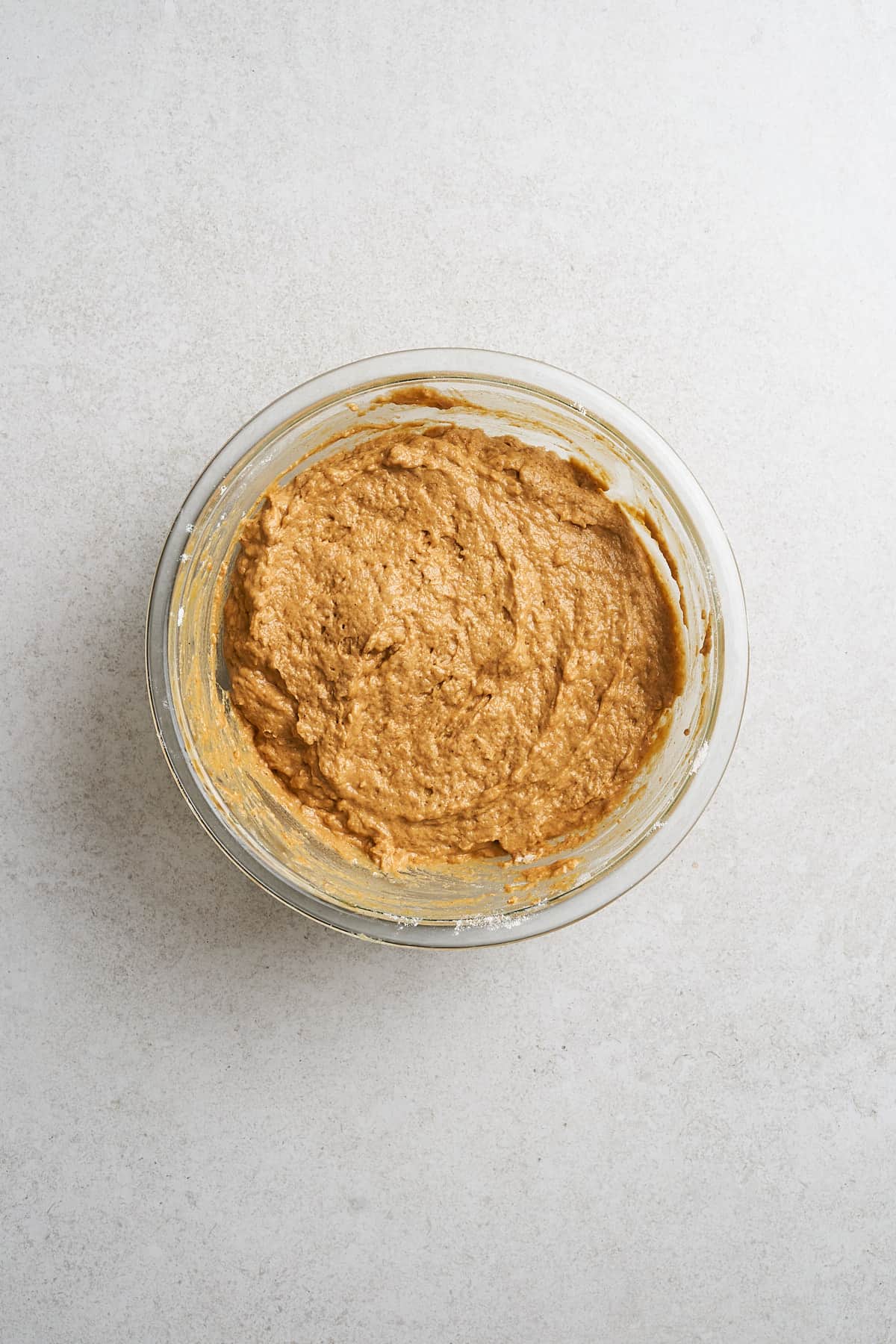 Pumpkin batter in a bowl.