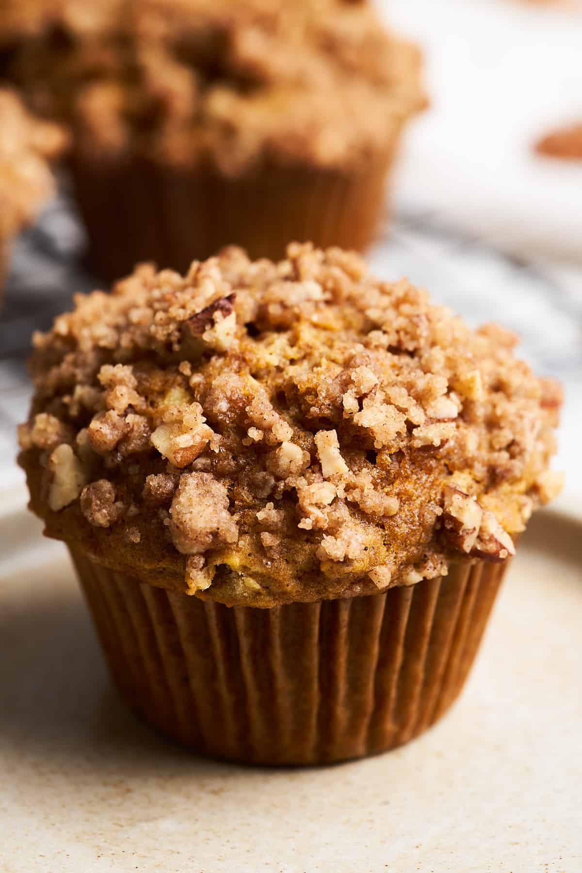 Vegan pumpkin muffins.
