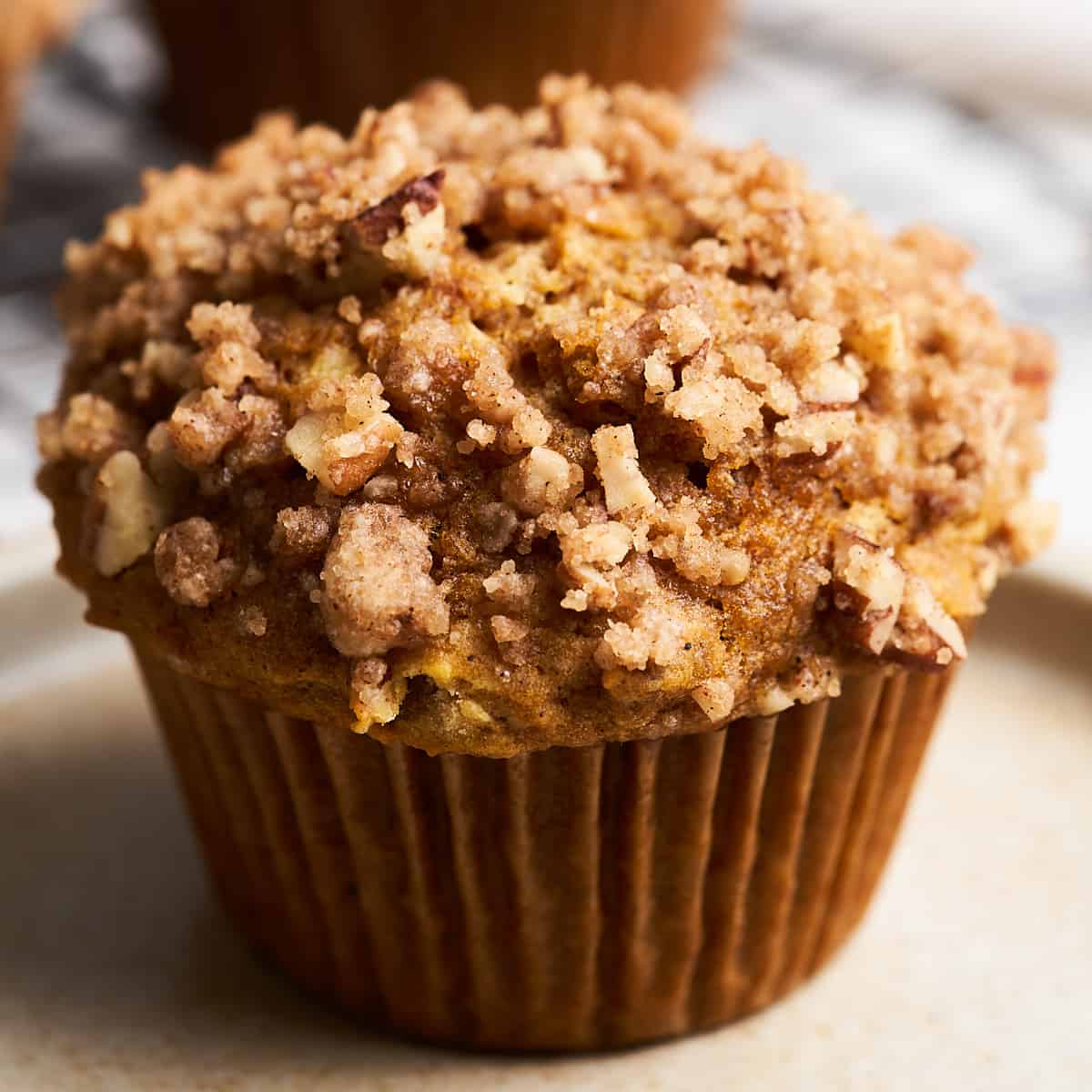 Vegan pumpkin muffins.