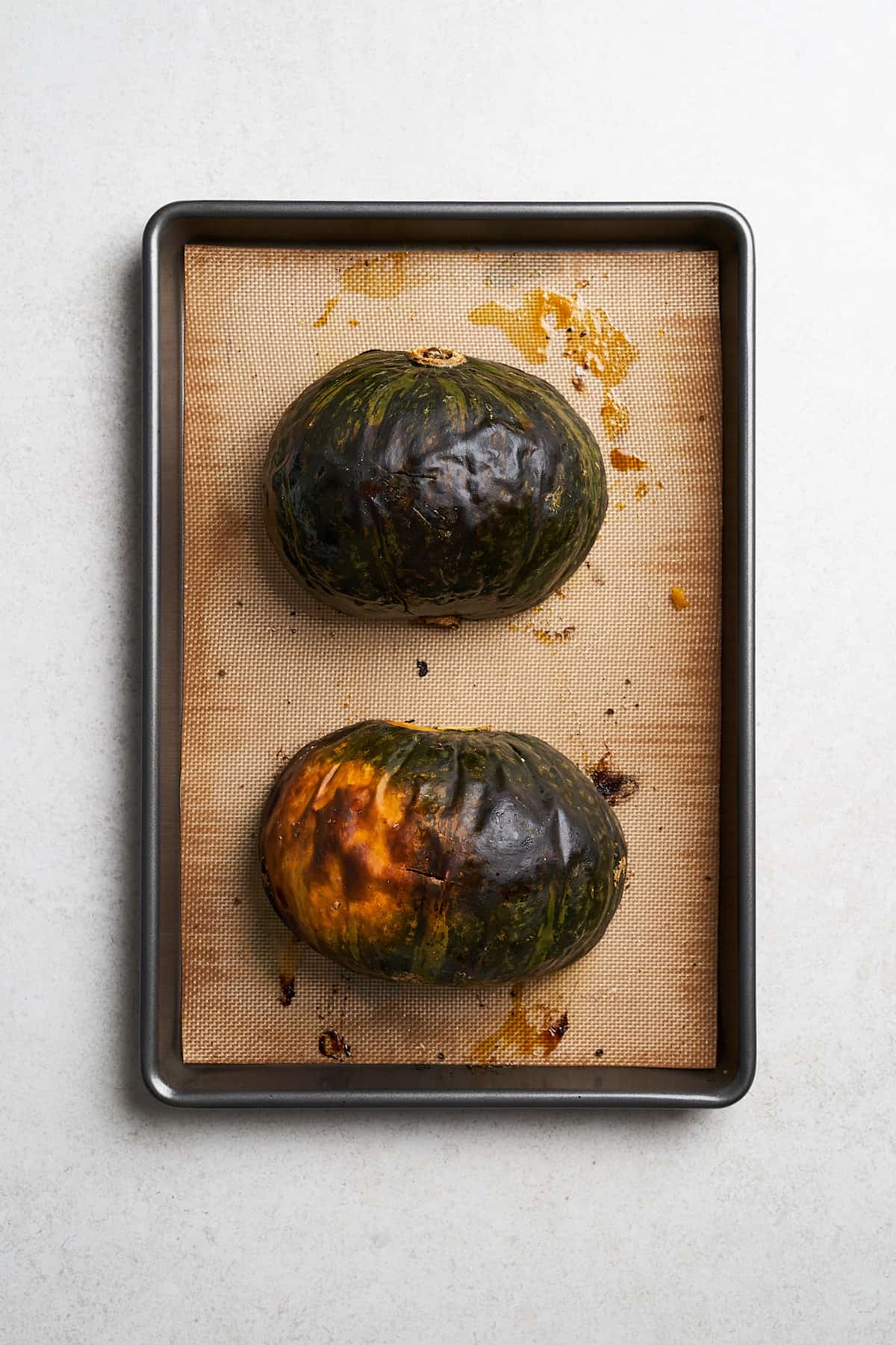 Roasted kabocha squash.