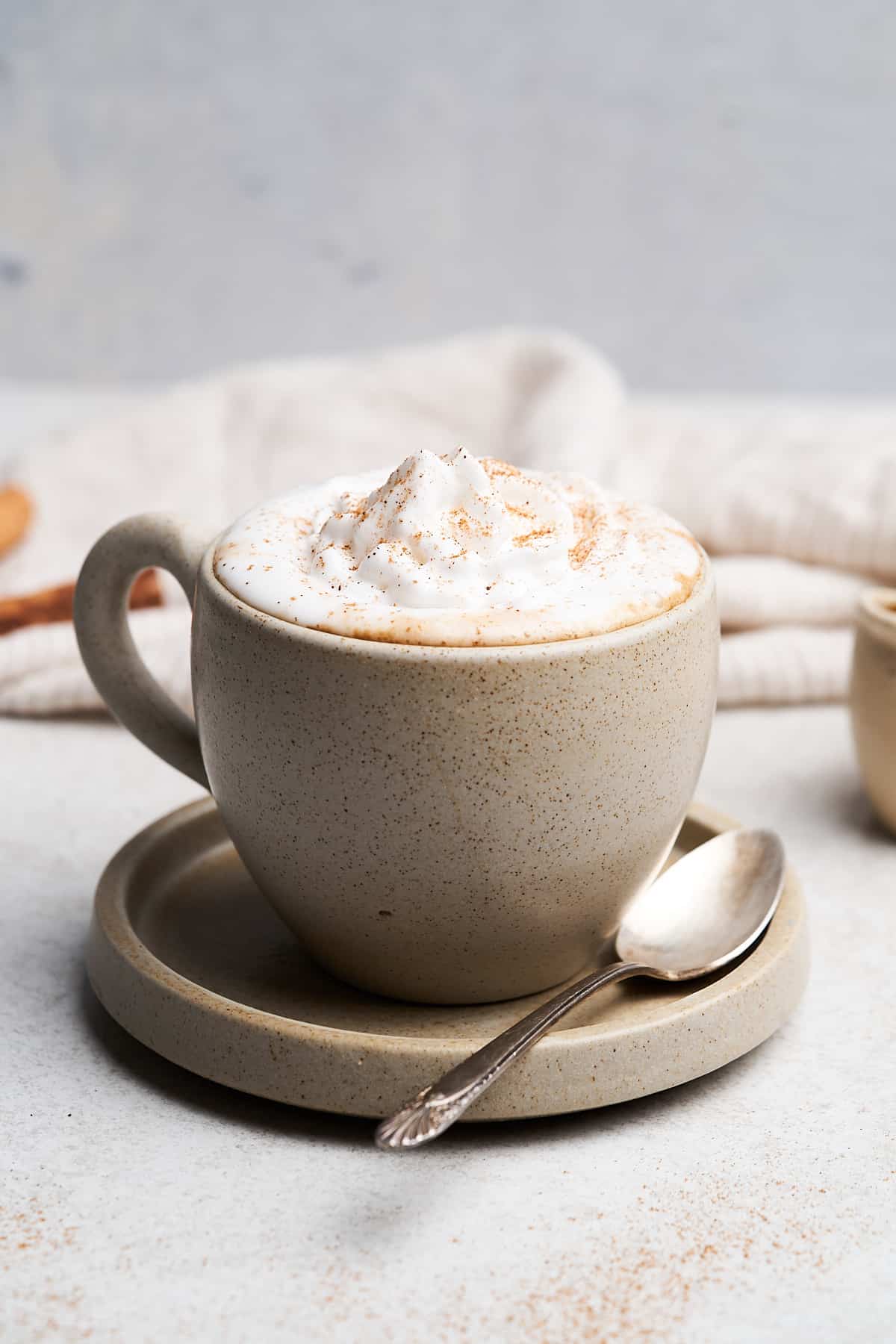 Vegan pumpkin spice latte.