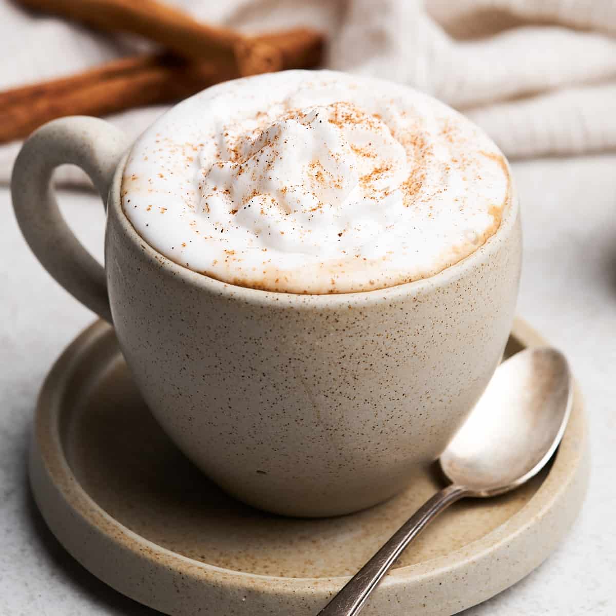 Vegan pumpkin spice latte.