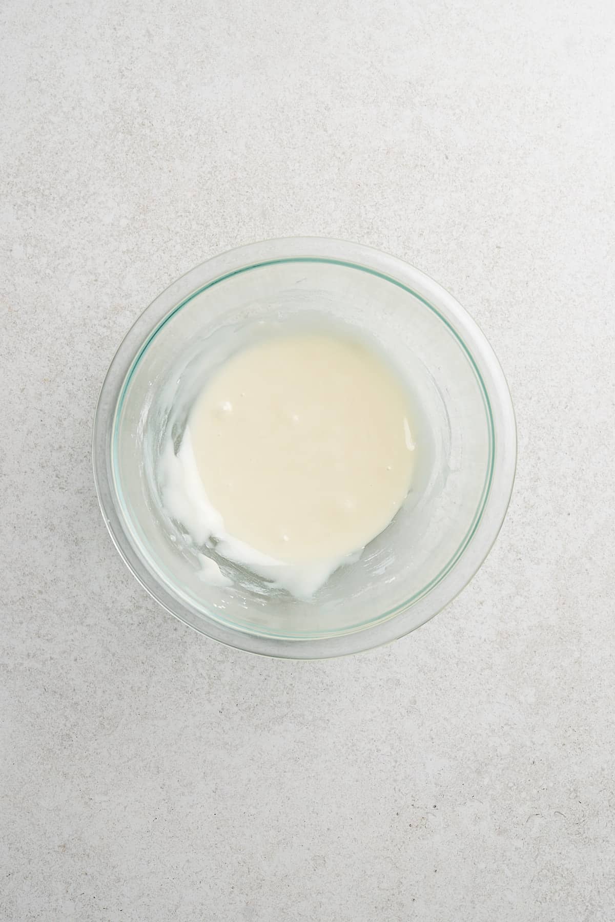 Glaze in a bowl.