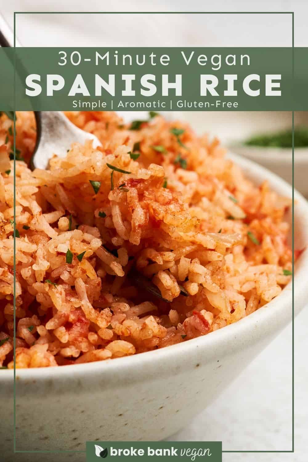 30-Minute Vegan Spanish Rice