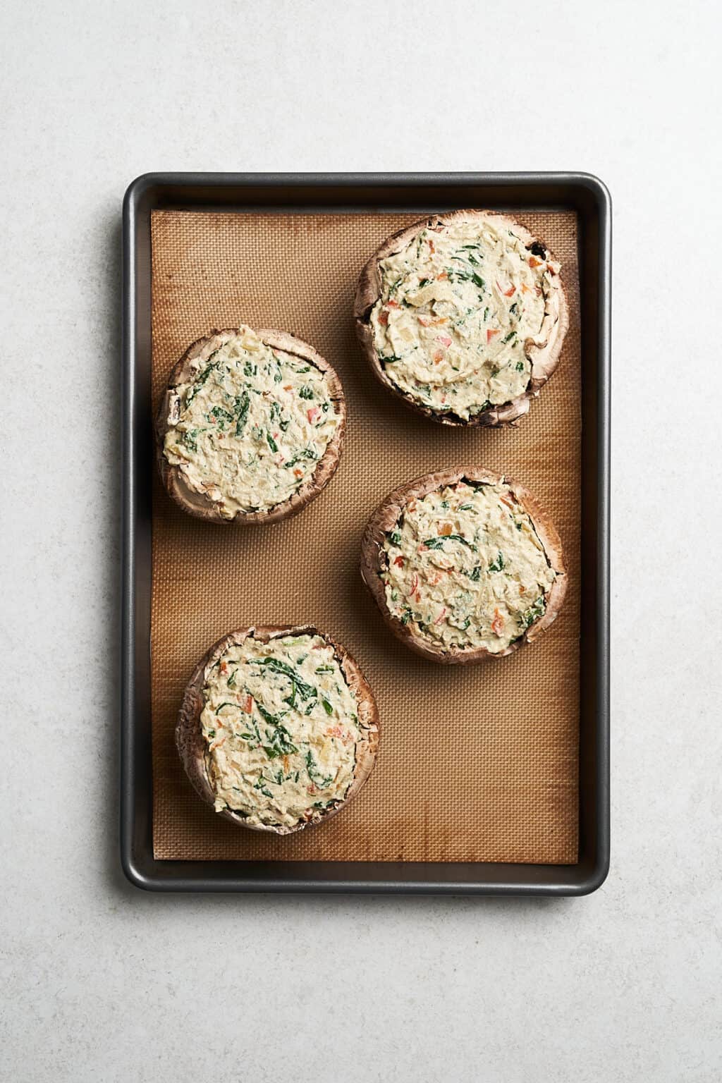 30-Minute Vegan Stuffed Portobello Mushrooms