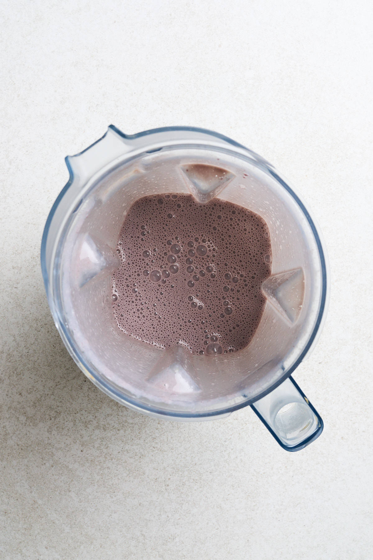 Mixture in a blender.