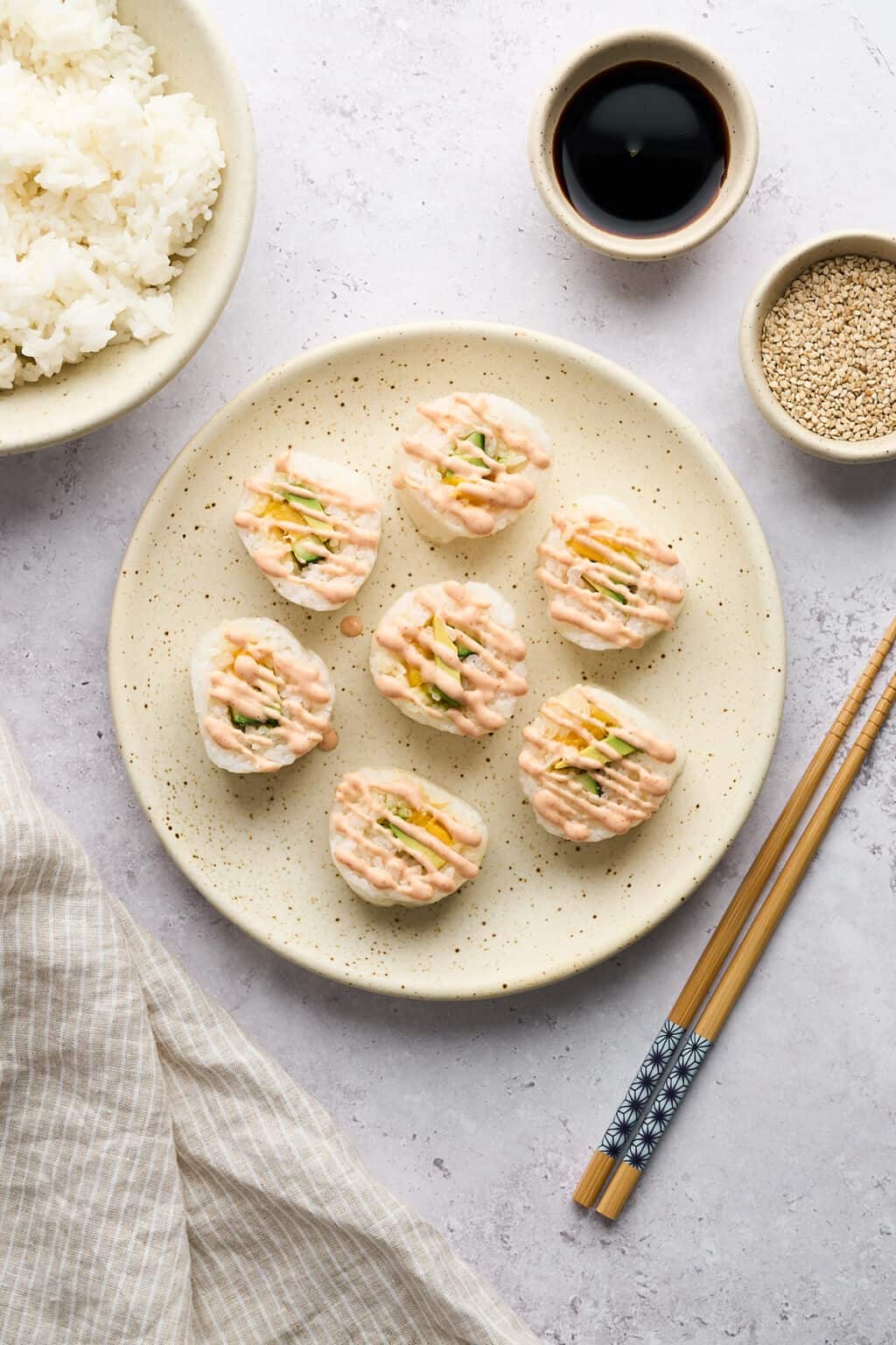 Sushi Without Seaweed (Ready in 10 Minutes)